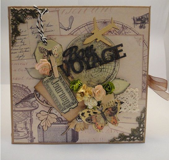 Handmade Scrapbook Design Cover Page